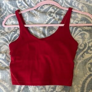 lululemon athletica Red Tank Top